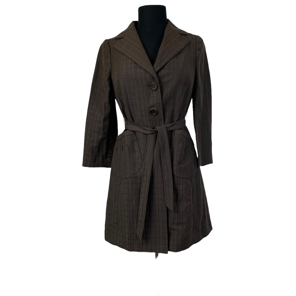 Banana Republic Linen Blend Jacket Brown XS